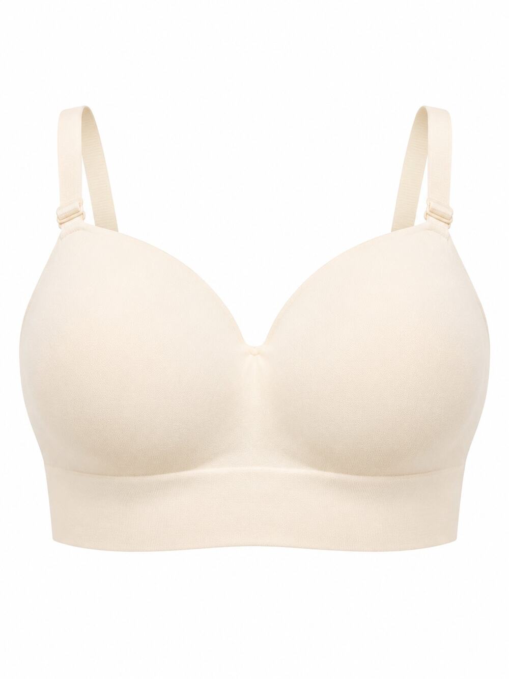 Truekind Supportive Comfort Wireless Shaping Bra By Shapermint Color:Chai XL NWT